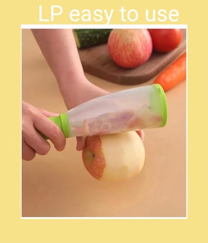 Vegetable Peeler with Container to Store Peel, Multi-functional Potato Orange Apple Peeler for Kitchen