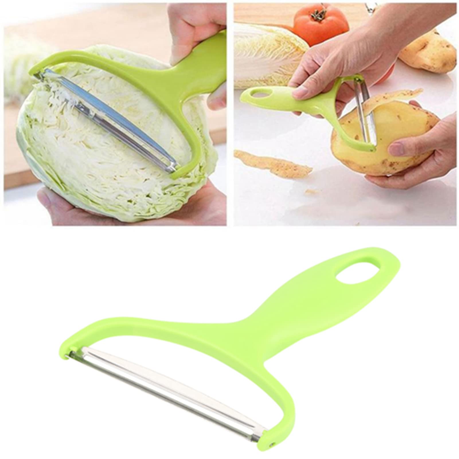 Wide Mouth Vegetable Peeler Parer Cabbage Potato Carrot Graters for Home Kitchen Effortless Peeling