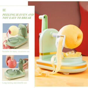 Fruit Peeler Fruits Peeling Tools Potato Skin Peeler Apples Slicer Corer Peeling Machine Pear Vegetables Peeler Kitchen Peeler Metal To Rotate Stainless Steel Kitchenware