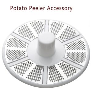 Electric Potato Peeler, Commercial Small Potato Peeling Machine, Vegetable Dehydrator, 1 kg Capacity, One-button Drive, Convenient and Fast, for Canteens, Hotels, Restaurants or Home Kitchen