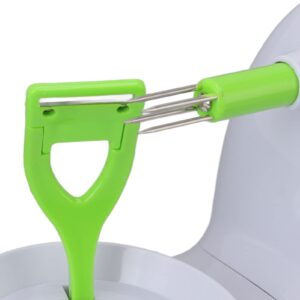 Peeler, Easy Hand Crank Multi Function Fast Peeling ABS Pear Peeler for Fruits, Apples, Potatoes (Ordinary Type)