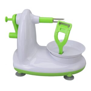 Peeler, Easy Hand Crank Multi Function Fast Peeling ABS Pear Peeler for Fruits, Apples, Potatoes (Ordinary Type)