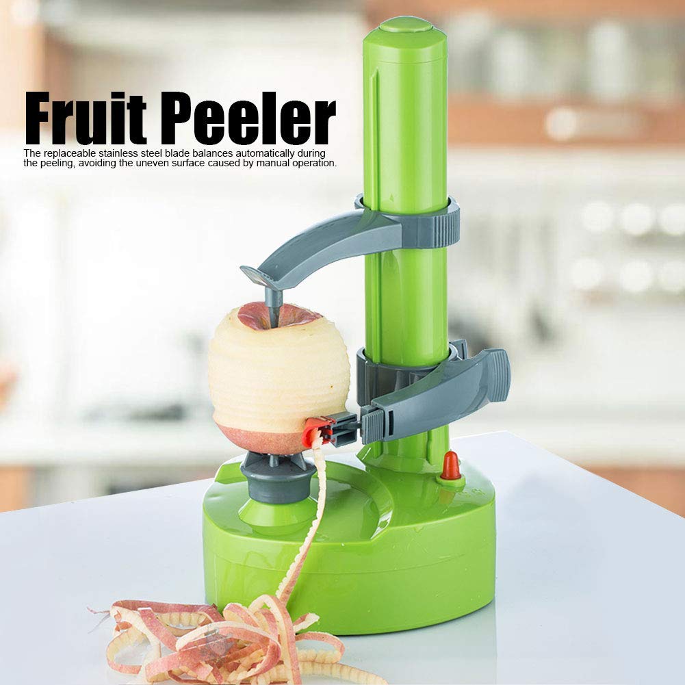 Potato Peeler, Electric Potato Peeler Automatic Rotating Fruit Peeling Machine, Stainless Steel Multifunction Potato Peeler for Fruit and Vegetable