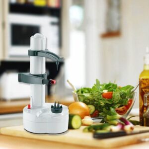 Electric Rotato Peeler，Automatic Apple Peeler Machine,Multifunction Potato Peeler Rapid Rotating Peeling Tool Cutter for Kitchen Fruits & Vegetables