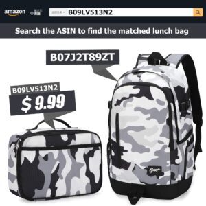 rickyh style School Backpack Travel Bag for Men & Women Lightweight College Back Pack with Laptop Compartmen