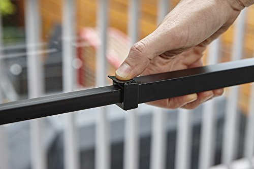 Ideal Security Sliding Door Security Bar for Patio Doors and Sliding Glass Doors, Black, Recyclable Cardboard Package, (25.75-47.5 Inches)