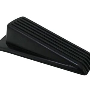 Shepherd Hardware 8934E 8934 Heavy Duty Rubber, Black, 2 Pack Door Wedge, 2-Pack