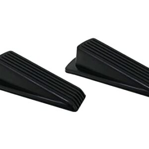 Shepherd Hardware 8934E 8934 Heavy Duty Rubber, Black, 2 Pack Door Wedge, 2-Pack