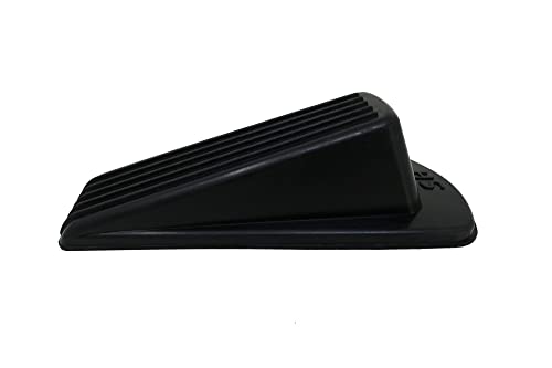 Shepherd Hardware 8934E 8934 Heavy Duty Rubber, Black, 2 Pack Door Wedge, 2-Pack