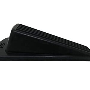 Shepherd Hardware 8934E 8934 Heavy Duty Rubber, Black, 2 Pack Door Wedge, 2-Pack