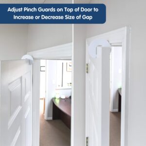 Wittle Door Pinch Guard - 6pk. Baby Proof Door Stopper with Soft & Durable Foam - Keeps Doors from Slamming, Prevents Finger Pinch Injuries, and Child or Pet from Getting Locked in Room