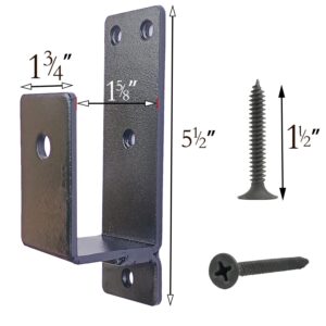 2x4 Door Barricade Brackets. Upgrade Door Barricade Security Bar Provide Our Home Under The Safety Environment. Door Metal Bar Bracket for Your Home, Garages, Basements, Sheds, Warehouses, Backyards.