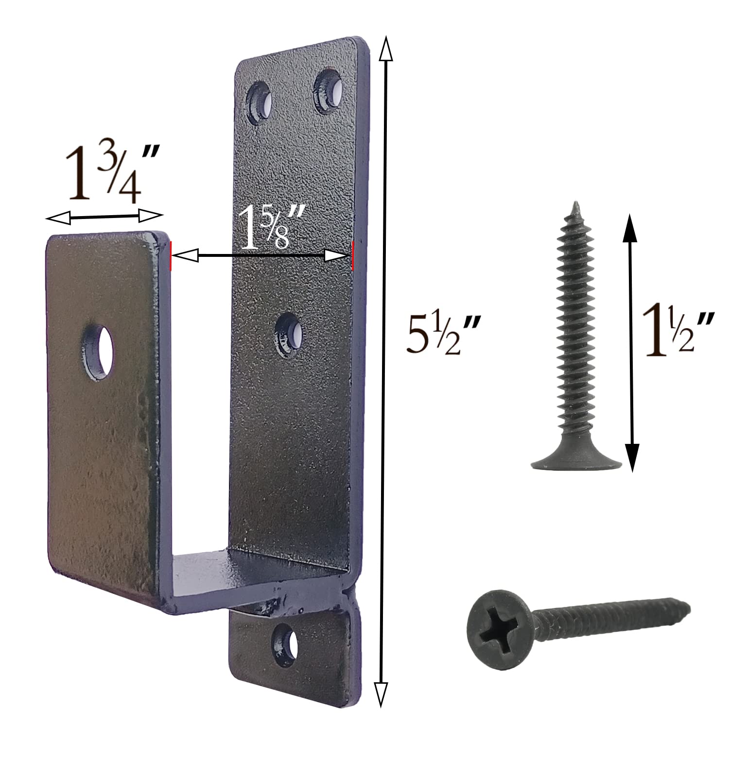 2x4 Door Barricade Brackets. Upgrade Door Barricade Security Bar Provide Our Home Under The Safety Environment. Door Metal Bar Bracket for Your Home, Garages, Basements, Sheds, Warehouses, Backyards.