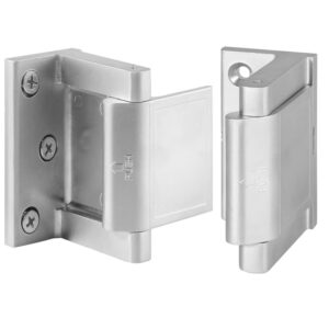 home security door lock, 2 pack child proof door reinforcement lock with upgraded 3''stainless steel screws for inward swinging door, privacy door latch defend home and hotels