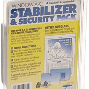 A/C Safe Window Air Conditioner Security and Stability Pack