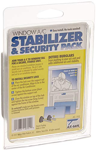 A/C Safe Window Air Conditioner Security and Stability Pack