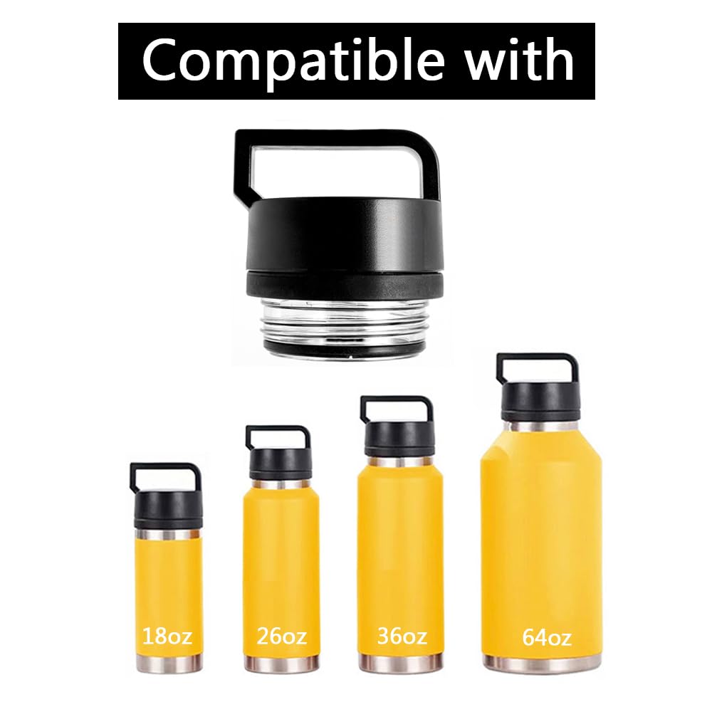 Chug Replacement Cap for YETI Rambler Bottle 18 oz, 26 oz, 36 oz,46oz,64 oz,Compatible with all Yeti Rambler Bottle Models