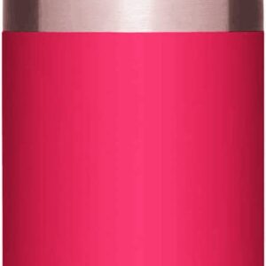 Straw Cap for YETI Rambler Bottle and RTIC Bottle, Straw Lid with 2 Straws and 2 Brushes (Bimini Pink)