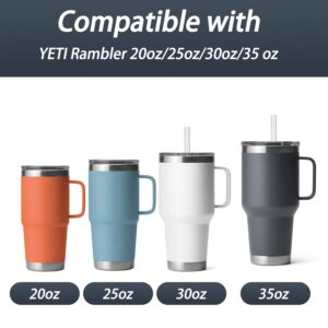 2 Pcs Protective Silicone Boot for Yeti Rambler 20oz/25oz/30oz/35oz Tumbler, Anti-Slip Silicone Water Bottle Bottom Sleeve Cover for Yeti Tumbler (Transparent+Gray)