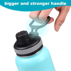 Spout Lid for Hydro Flask Wide Mouth Sport Water Bottles, Replacement Lid Accessories for Hydro Flask Chug lid with Big Handle Easy to Carry, Fits Most Wide Mouth Bottles