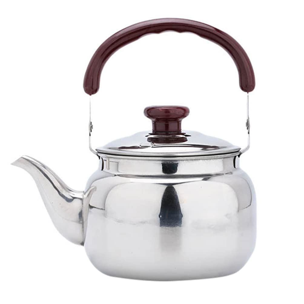 LIFKOME 0.5 QT Whistling Tea Kettle for Stove Top Stainless Steel Whistling Tea Pots Classic Stovetop Kettle