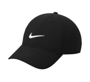 nike standard golf cap, black, adjustable