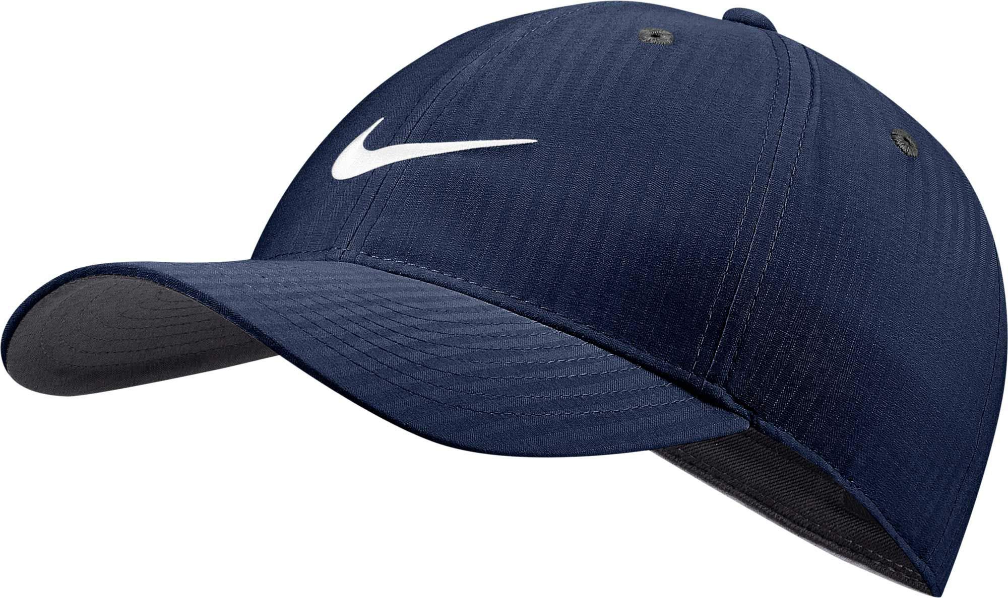 Men's Nike Dri-FIT Tech Golf Cap, Midnight Navy(AQ5349-410)/White, One Size