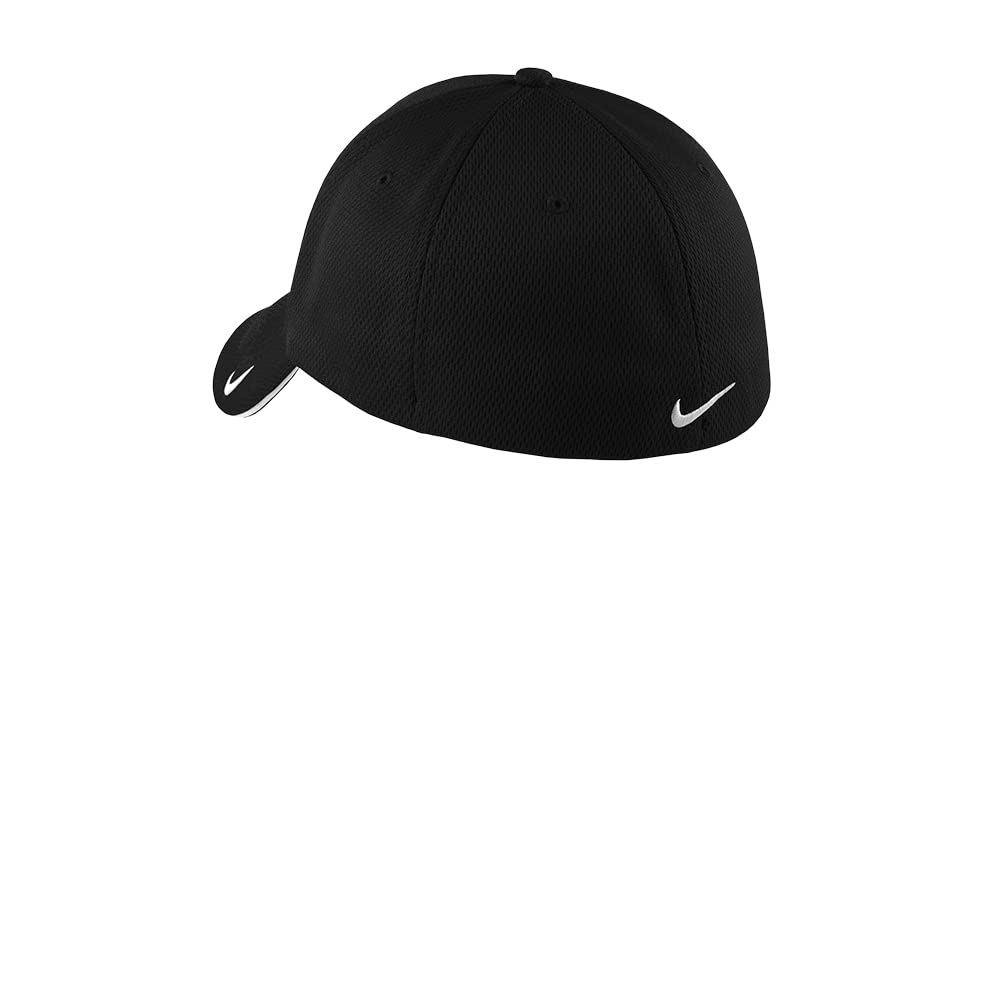 Nike Golf - Dri-FIT Mesh Swoosh Flex Sandwich Cap. 333115 Black