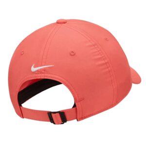 Nike Dri-FIT Legacy91 Golf Hat, Adjustable strap - Magic Ember/White