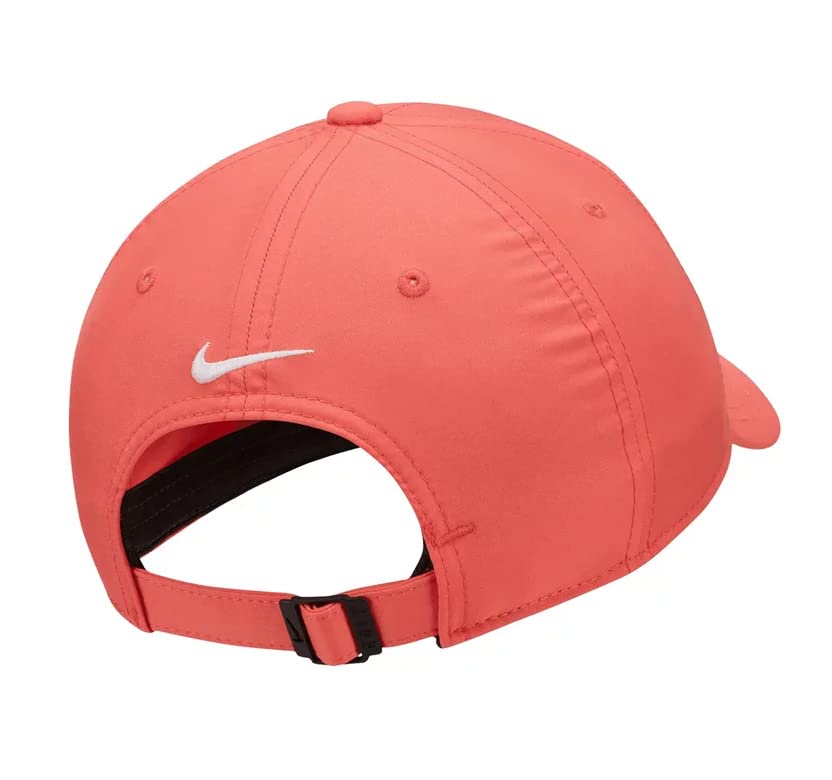 Nike Dri-FIT Legacy91 Golf Hat, Adjustable strap - Magic Ember/White