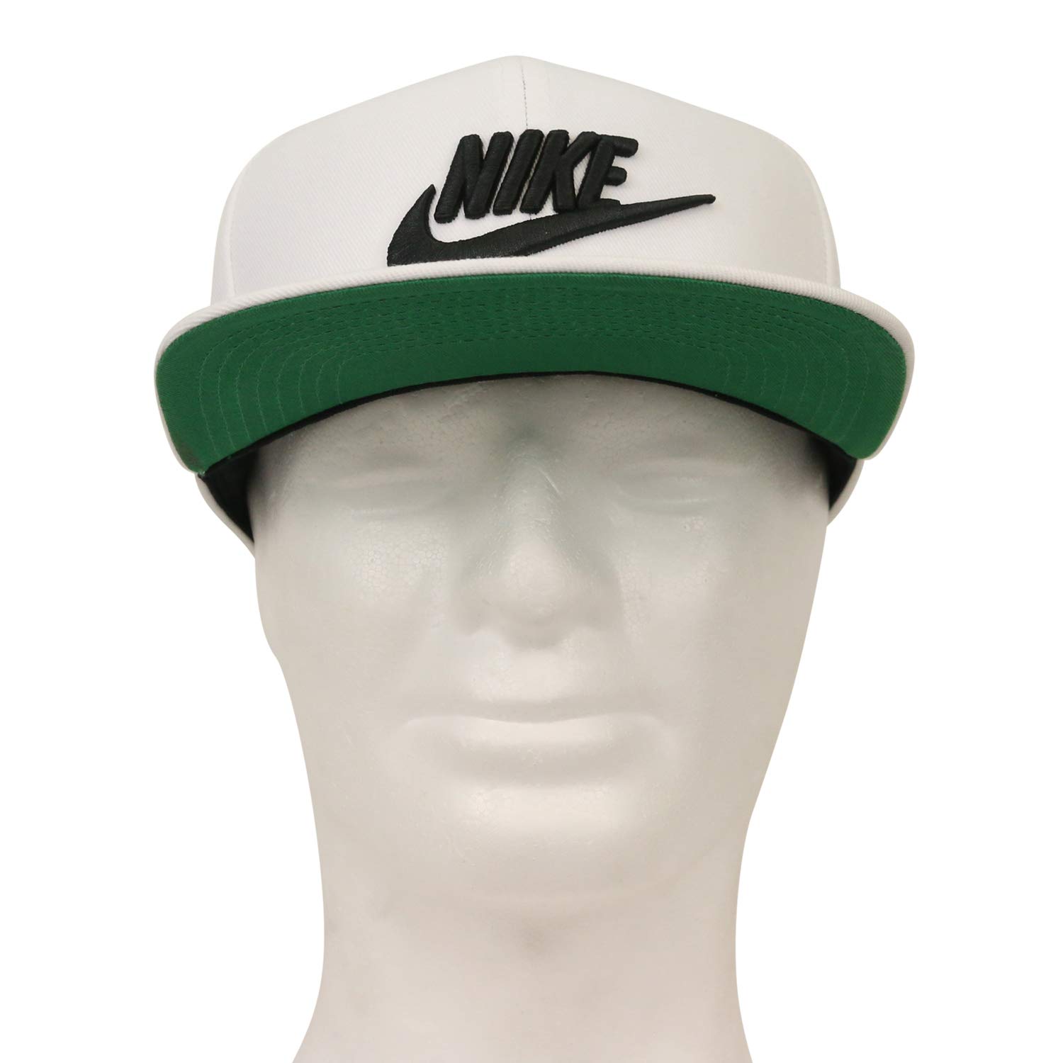 NIKE Men's U NSW PRO Cap Futura, White/Pine Green/Black/(Black), misc