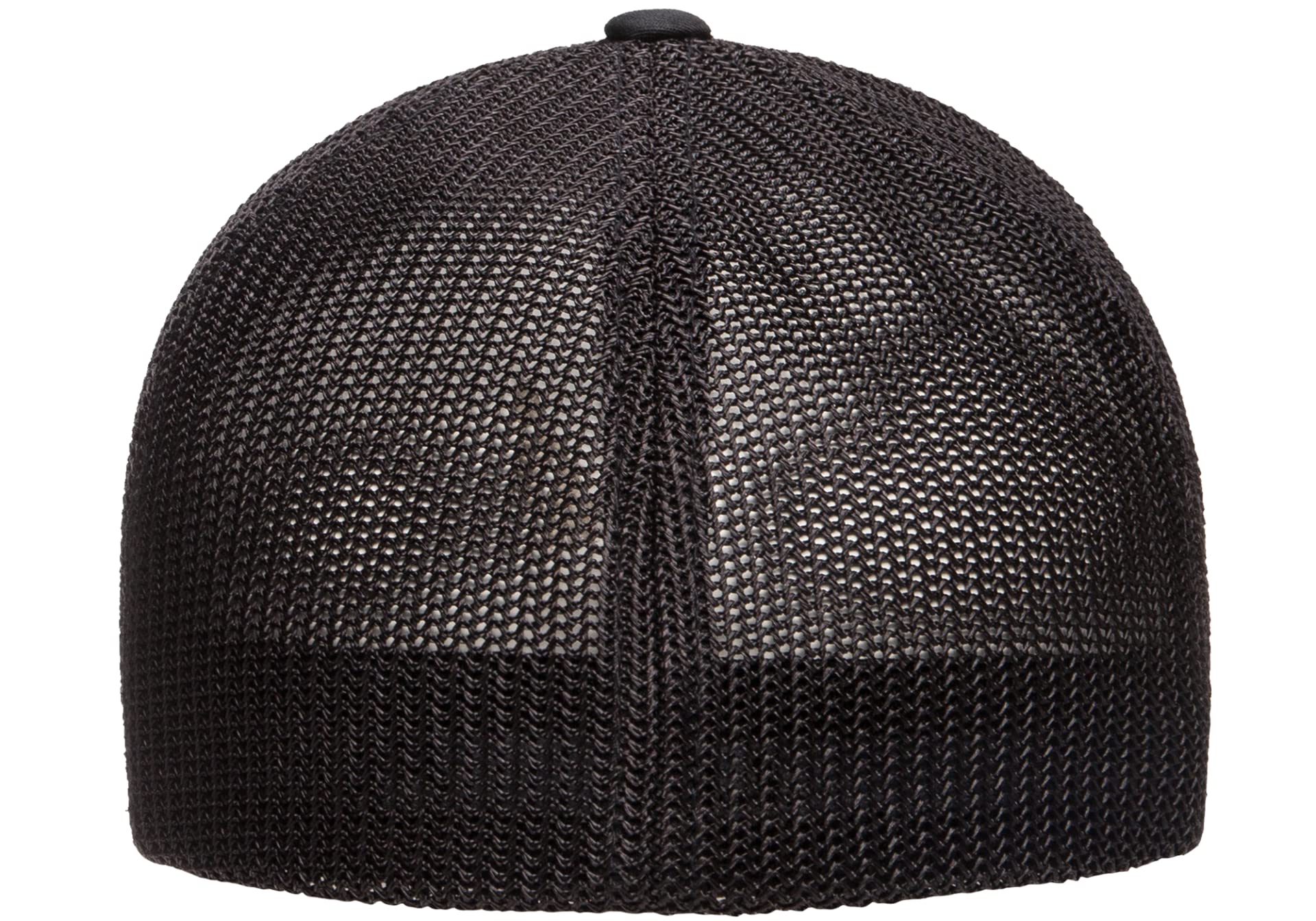 The Hat Pros | Flexfit 6511 Men's Trucker Mesh Cap Fitted Hat OSFM (as1, Alpha, one_Size, Black)