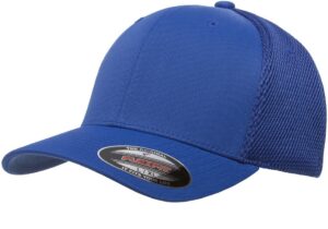 flexfit 6533 ultrafibre & airmesh fitted cap, royal - large/x-large