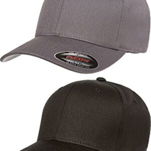 Flexfit 2-Pack Premium Original Cotton Twill Fitted Hat …