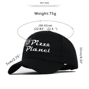 YUNXIBASECAP Pizza Planet Hat Baseball Cap Embroidery Dad Hat Aadjustable Cotton Adult Sports Hat Unisex