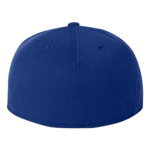 Flexfit Original Blank Flatbill Premium Fitted 210 Hat Cap Flex Fit Flat Bill Large/XLarge - Royal