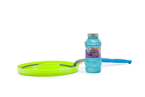 Gazillion Bubbles Incredible Bubble Wand - Make Gigantic Bubbles & Delight Friends W/ 16 Oz Giant Bubble Solution - For Age 3+