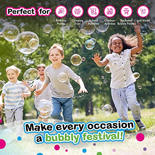 4 Big Bubble Wands: Making Giant Bubbles. Great Birthday Activity and Party Favor. Giant Bubble Solution Not Included.