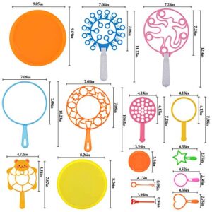 B bangcool Bubble Wands Set - Big Bubbles Wand Funny Bubbles Maker with Tray, Nice for Outdoor Playtime & Birthday Party & Games, Suitable for All Age People