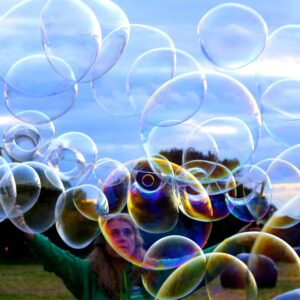 Dr Zigs Eco Giant Bubble Kit - Jumbo Set - Sustainable Wands and Professional Grade Solution, Outdoor, Garden Fun Toy.