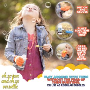 Touchable Bouncing Bubble Kit for Kids – Unpoppable Bubbles Solution Toy for Indoor & Outdoor Play – Unique Miracle Big Bubble Maker Game Makes a Great Gift for Boys & Girls