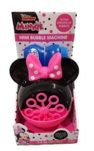 disney junior minnie bubble machine with bubble solution