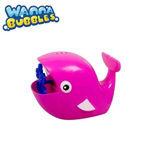 Wanna Bubbles Dolphine Bubble Machines | Animal Bubble Blower | Battery Operated Bubble Toy | (Dolphin, Pink)