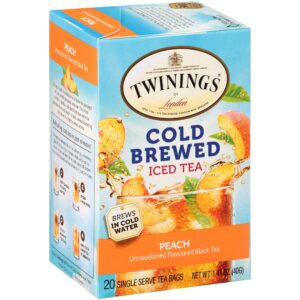 Twinings Peach Cold Brewed Iced Tea - 20 ct