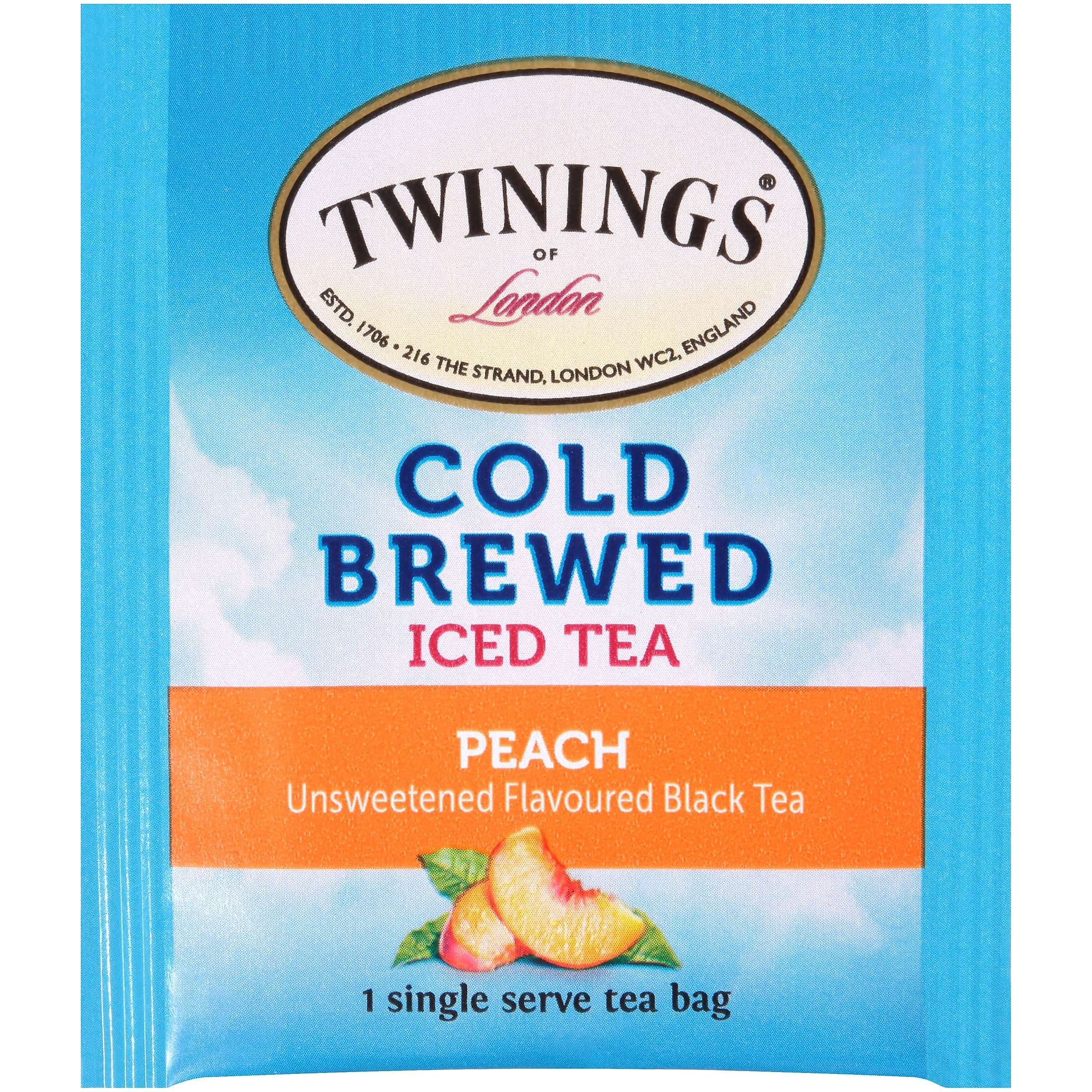 Twinings Peach Cold Brewed Iced Tea - 20 ct