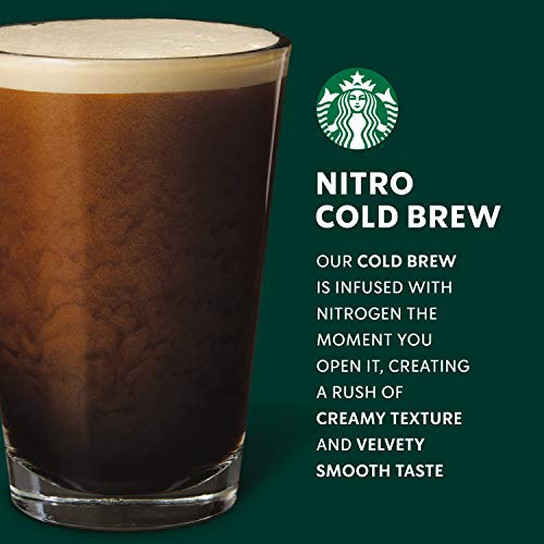 Starbucks Nitro Cold Brew, Vanilla Sweet Cream 9.6 fl oz Can (8 Pack) (Packaging May Vary)