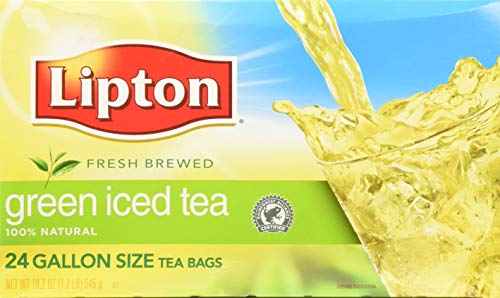 Lipton Fresh Brewed Green Iced Tea - 48 Count (Pack of 1)