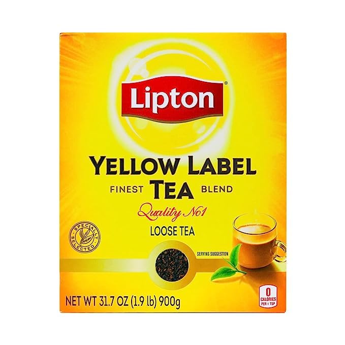 Lipton Yellow Label Loose Tea International Blend 31.74oz (1.9lb) 900g (1)