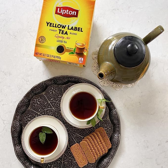 Lipton Yellow Label Loose Tea International Blend 31.74oz (1.9lb) 900g (1)