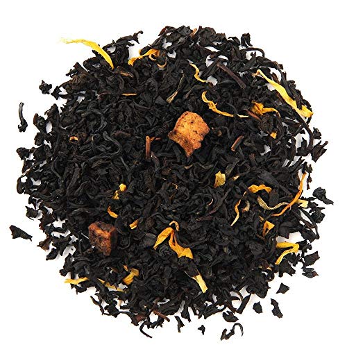 Organic Positively Tea Company, Juicy Peach Black Tea, Loose Leaf, 16 Ounce